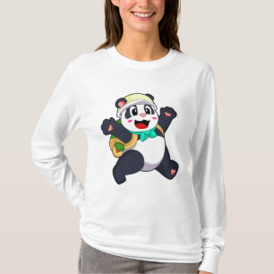 Camiseta Panda como estudiante