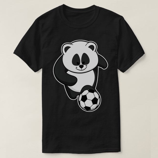 Camiseta Panda como jugador de fútbol (Diseño del anverso)