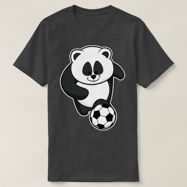 Camiseta Panda como jugador de fútbol (Diseño del anverso)