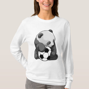 Camiseta Panda con balón de fútbol