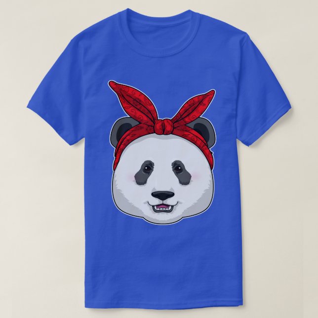 Camiseta Panda con Bandana (Diseño del anverso)