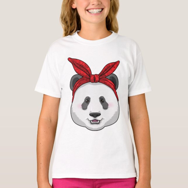 Camiseta Panda con Bandana (Anverso)