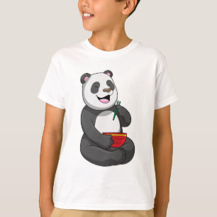 Camiseta Panda con Bowl Ramen