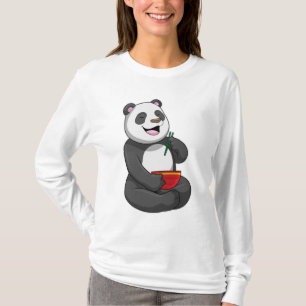 Camiseta Panda con Bowl Ramen