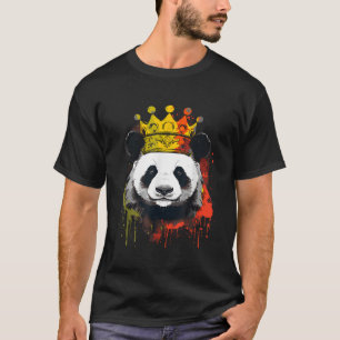Camiseta Panda con corona