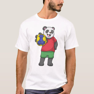 Camiseta Panda con deportes de balonmano