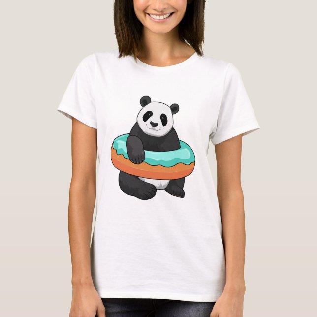 Camiseta Panda con Donut (Anverso)