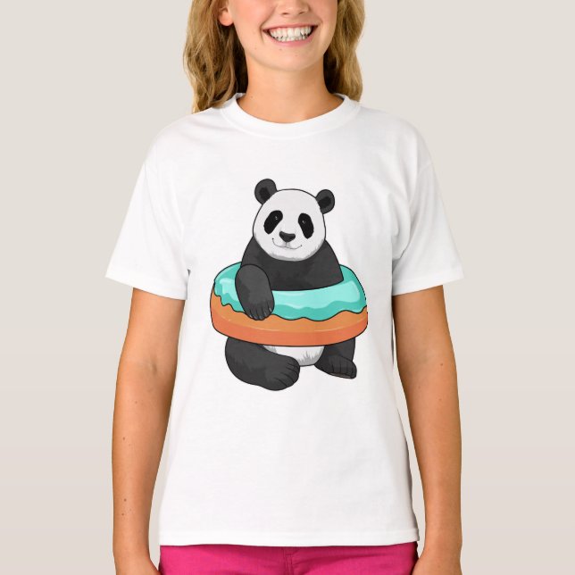 Camiseta Panda con Donut (Anverso)