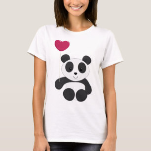 Camiseta Panda con el globo