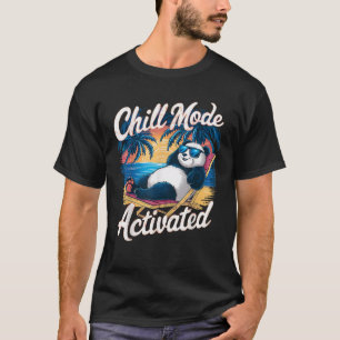 Camiseta Panda Con Modo De Chill De Vidrio Solar Activado V