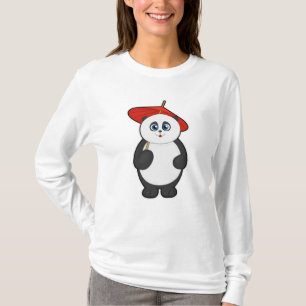 Camiseta Panda con paraguas