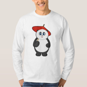Camiseta Panda con paraguas