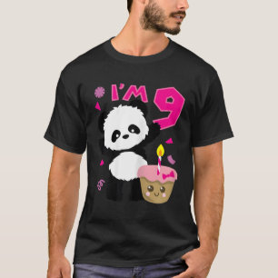 Camiseta Panda con pastel de Kawaii 9 Py