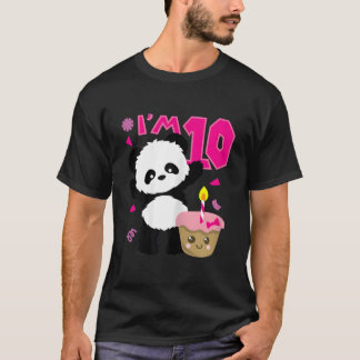 Camiseta Panda Con Tarta Kawaii 10 Py