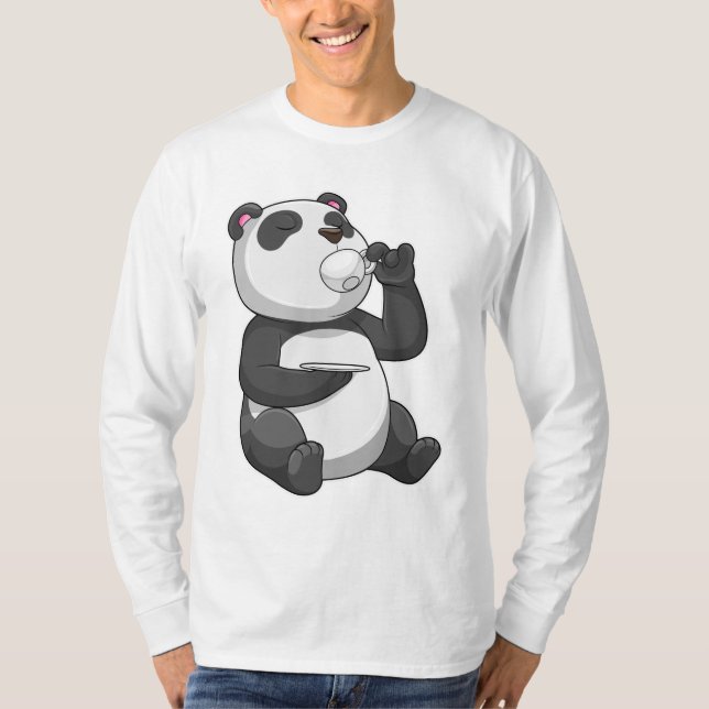 Camiseta Panda con Tea Cup (Anverso)