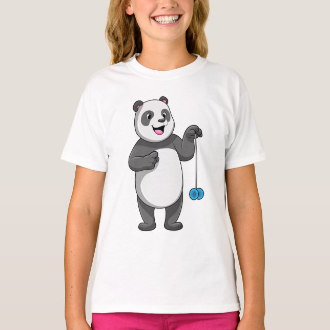 Camiseta Panda con Yo-yo (Anverso)