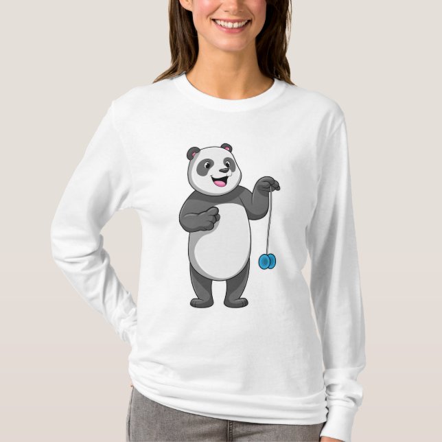 Camiseta Panda con Yo-yo (Anverso)