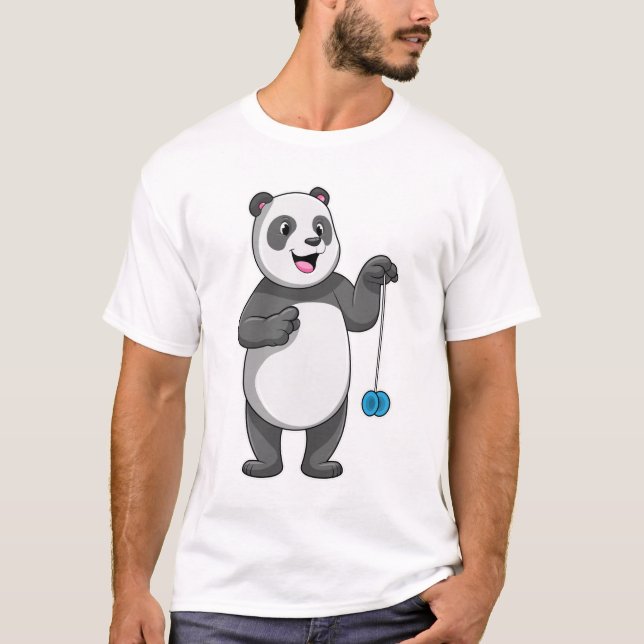 Camiseta Panda con Yo-yo (Anverso)