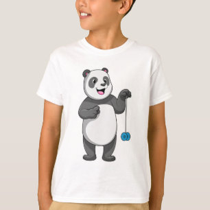 Camiseta Panda con Yo-yo