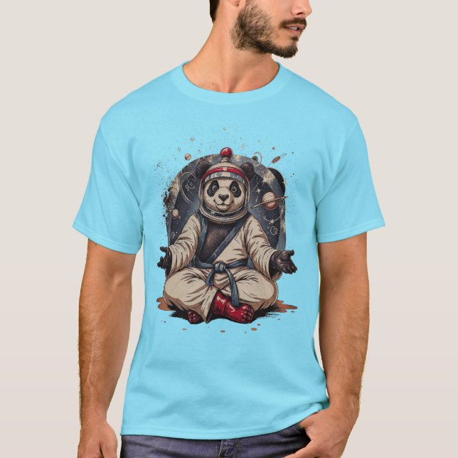 Camiseta Panda cósmico: Muertes antes del combate (Anverso)