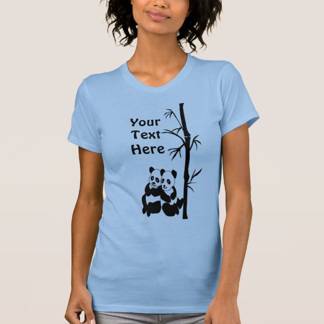 Camiseta Panda Couple T-Shirt (Anverso)