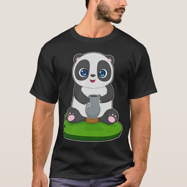 Camiseta Panda Craftsman Jar (Anverso)