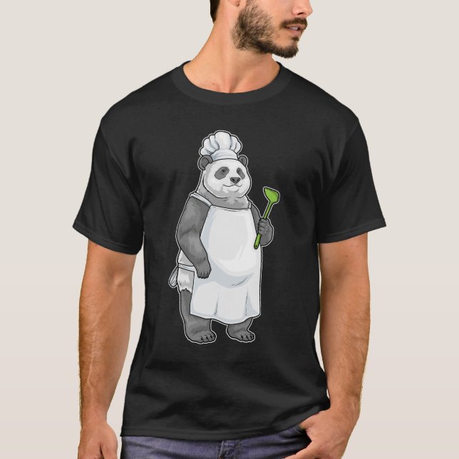 Camiseta Panda Cucharón de Cocina (Anverso)
