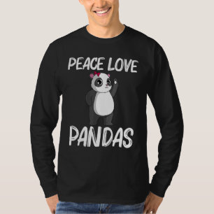 Camiseta Panda Cuta Para Hombres Mujeres Gigante Rojo Bosqu