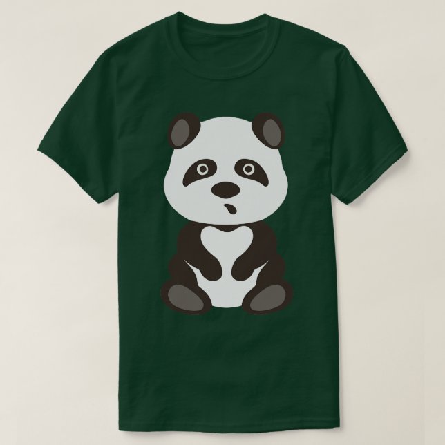 Camiseta Panda Cute (Diseño del anverso)