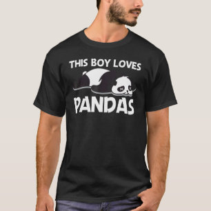 Camiseta Panda Cute Para Niños Animales Cub Folivore