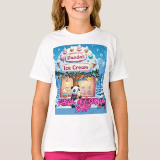 Camiseta Panda da un paso audaz en el país de las maravilla