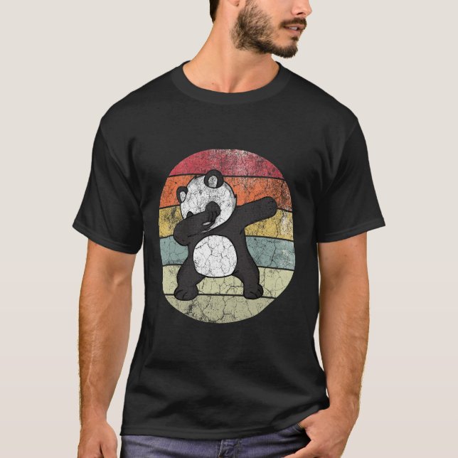 Camiseta Panda Dabbing, Panda Divertido (Anverso)