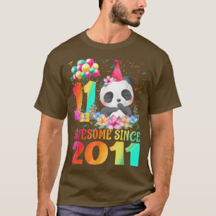 Camiseta Panda de 11 años de edad increíble desde 2011