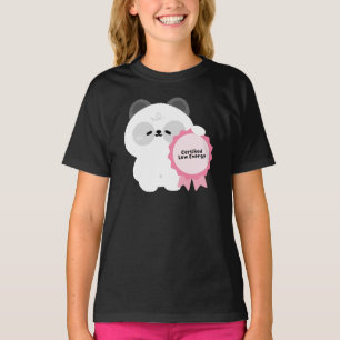 Camiseta Panda de baja energía certificado