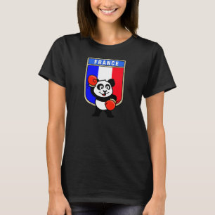 Camiseta Panda de boxeo de Francia