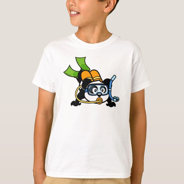 Camiseta Panda de buceo (Anverso)