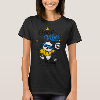 Camiseta Panda de Buenas Vibraciones – Panda Fresco con Gaf