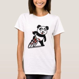 Camiseta Panda de ciclismo mate