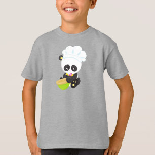 Camiseta Panda de cocina, Panda de hornear, Panda Cute, Bow