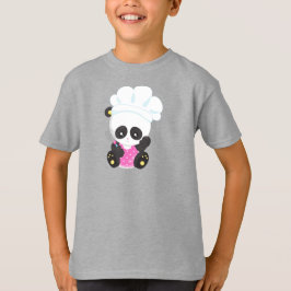 Camiseta Panda de cocina, Panda de hornear, Panda Cute, Whi