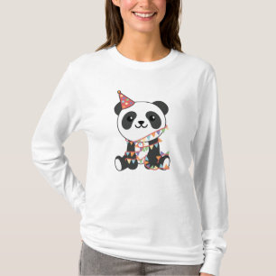Camiseta Panda De Cumpleaños Para Los Niños Un Cumpleaños