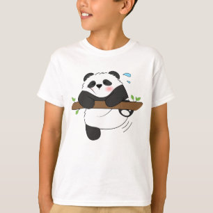 Camiseta Panda de escalada cúpula Doble cara Delantera