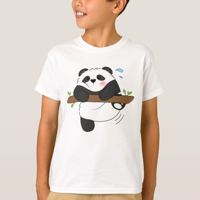 Camiseta Panda de escalada cúpula Doble cara Delantera (Anverso)