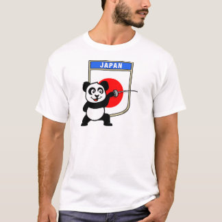 Camiseta Panda de esgrima de Japón