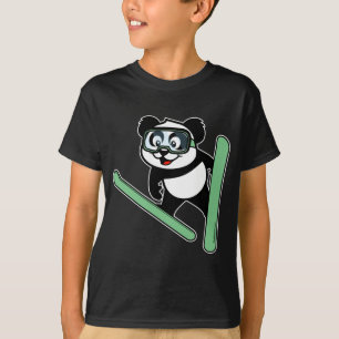 Camiseta panda de Esquí-salto