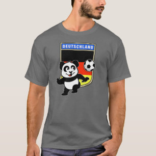 Camiseta Panda de fútbol alemán (camisetas oscuros)