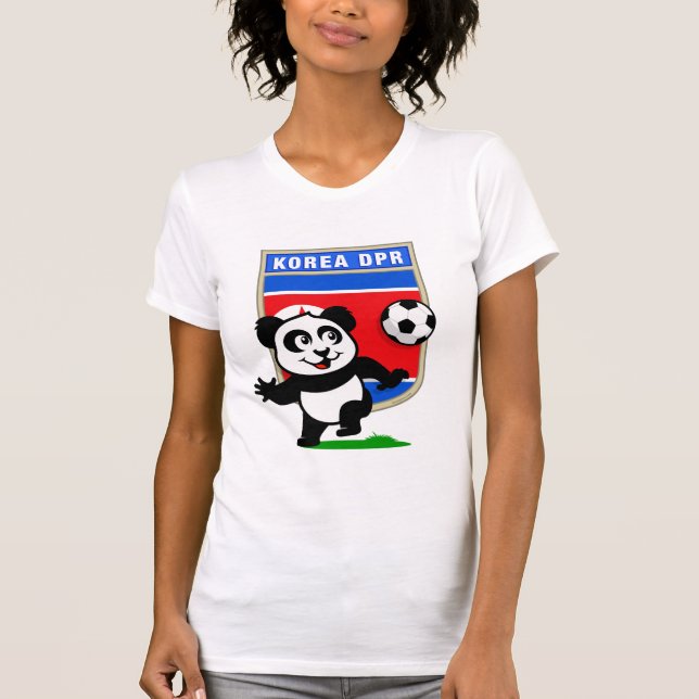 Camiseta Panda de fútbol de Corea del Norte (Anverso)