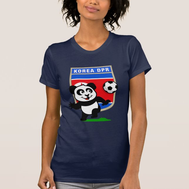 Camiseta Panda de fútbol de Corea del Norte (Anverso)