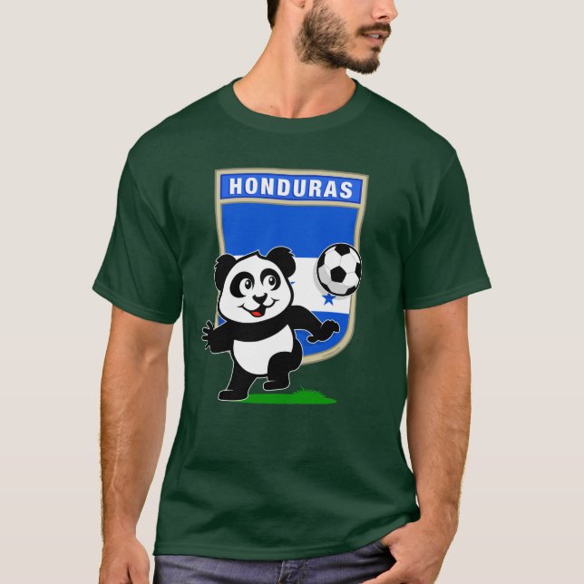Camiseta Panda de fútbol de Honduras (Anverso)