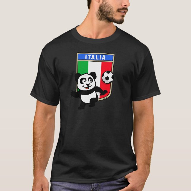 Camiseta Panda de fútbol de Italia (Anverso)